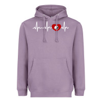 Lavender my heart beats for golf Heavyweight Hoodie - linhVisuals