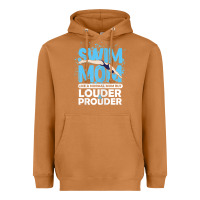 Meerkat womens swimmer swim mom louder prouder sports mother t shirt t shirt Heavyweight Hoodie - linhVisuals