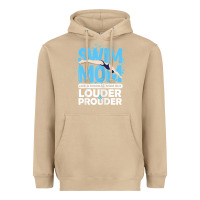 Mushroom womens swimmer swim mom louder prouder sports mother t shirt t shirt Heavyweight Hoodie - linhVisuals
