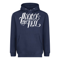 Navy pierce the veil front Heavyweight Hoodie - linhVisuals