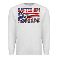 Oatmeal Heather batter up 2nd grade Premium Sweatshirt - JahusDesignShop