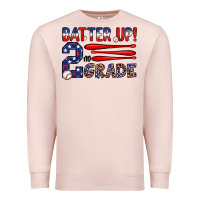 Pale Pink batter up 2nd grade Premium Sweatshirt - JahusDesignShop