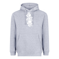 Heather Grey pierce the veil back Heavyweight Hoodie - linhVisuals