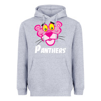 Heather Grey pink panther custom Heavyweight Hoodie - linhVisuals