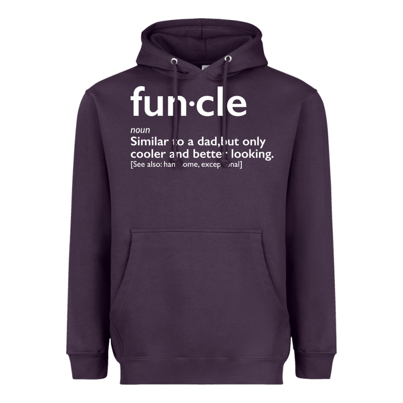 Funcle Heavyweight Hoodie by linhVisuals | Teevron