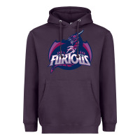 Plum bi furious   bisexual Heavyweight Hoodie - linhVisuals
