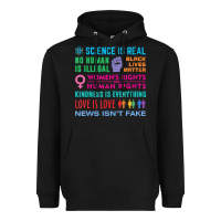 Black science is real , black lives matter , love is love , equality , kindn Heavyweight Hoodie - linhVisuals