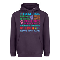Plum science is real , black lives matter , love is love , equality , kindn Heavyweight Hoodie - linhVisuals