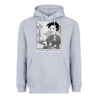 Heather Grey i've lost control of my life   rugrats Heavyweight Hoodie - linhVisuals