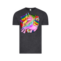 Vintage Black Pride unicorn Vintage Tee - FaDigitalArtStudio