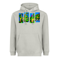 Moon Dust arcade turtles Heavyweight Hoodie - linhVisuals