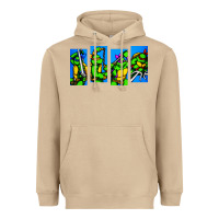 Mushroom arcade turtles Heavyweight Hoodie - linhVisuals