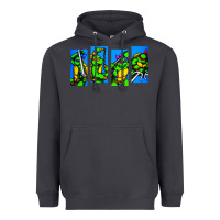 Smoke arcade turtles Heavyweight Hoodie - linhVisuals