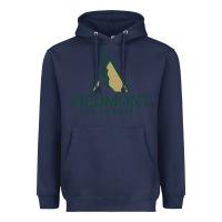 Navy piedmont university Heavyweight Hoodie - linhVisuals