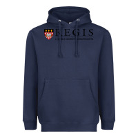 Navy regis college Heavyweight Hoodie - linhVisuals