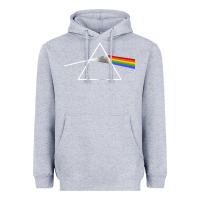 Heather Grey the dark side Heavyweight Hoodie - linhVisuals