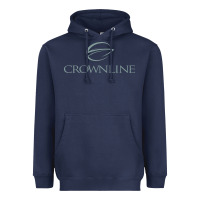 Navy Crownline Boats Heavyweight Hoodie - linhVisuals