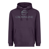 Plum Crownline Boats Heavyweight Hoodie - linhVisuals