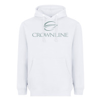 White Crownline Boats Heavyweight Hoodie - linhVisuals