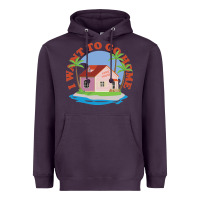Plum i want to go home Heavyweight Hoodie - linhVisuals