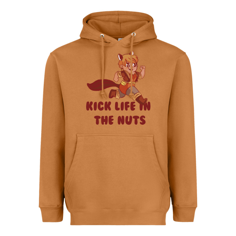 Kick Life In The Nuts   Squirrel Girl Heavyweight Hoodie by linhVisuals | Teevron
