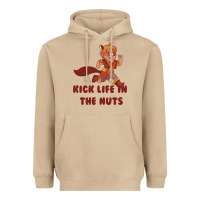 Mushroom kick life in the nuts   squirrel girl Heavyweight Hoodie - linhVisuals