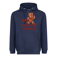 Navy kick life in the nuts   squirrel girl Heavyweight Hoodie - linhVisuals