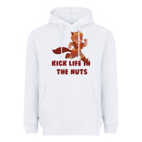 White kick life in the nuts   squirrel girl Heavyweight Hoodie - linhVisuals