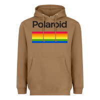 Toasted Coconut polaroid color spectrum horizontal Heavyweight Hoodie - linhVisuals