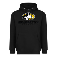 Black michigan tech huskies Heavyweight Hoodie - linhVisuals