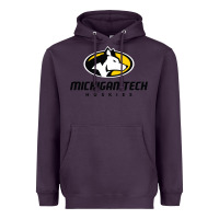 Plum michigan tech huskies Heavyweight Hoodie - linhVisuals