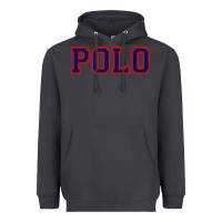 Smoke polo Heavyweight Hoodie - linhVisuals