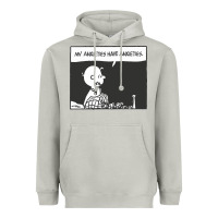 Moon Dust my anxieties have anxieties   peanuts Heavyweight Hoodie - linhVisuals