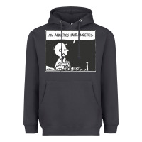 Smoke my anxieties have anxieties   peanuts Heavyweight Hoodie - linhVisuals