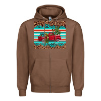 Chestnut truck gemstone leopard Zipper Hoodie - AdoDesignShop