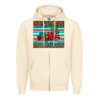 Sandshell truck gemstone leopard Zipper Hoodie - AdoDesignShop