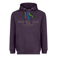Plum russell sage college Heavyweight Hoodie - linhVisuals