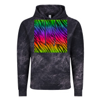 Cloud Black colorful zebra seamless pattern Vintage Hoodie - BundleAndBundleShop