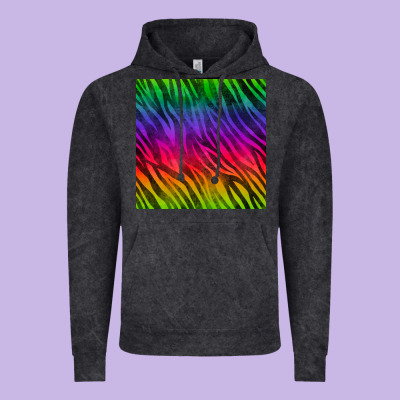 Colorful Zebra Seamless Pattern Vintage Hoodie Designed By Bundleandbundleshop