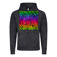 Colorful Zebra Seamless Pattern Vintage Hoodie | Teevron