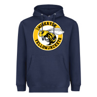 Navy the yellowjackets Heavyweight Hoodie - linhVisuals