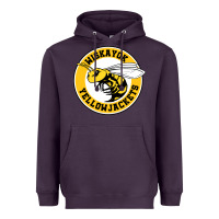 Plum the yellowjackets Heavyweight Hoodie - linhVisuals