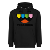 Black toca Heavyweight Hoodie - linhVisuals