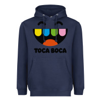 Navy toca Heavyweight Hoodie - linhVisuals
