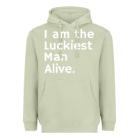 Matcha luckiest man alive Heavyweight Hoodie - linhVisuals