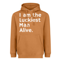 Meerkat luckiest man alive Heavyweight Hoodie - linhVisuals