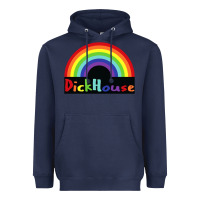 Navy dick house Heavyweight Hoodie - linhVisuals