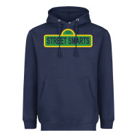 Navy street smarts   john mulaney Heavyweight Hoodie - linhVisuals