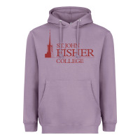 Lavender st. john fisher collage Heavyweight Hoodie - linhVisuals
