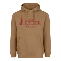 Toasted Coconut st. john fisher collage Heavyweight Hoodie - linhVisuals